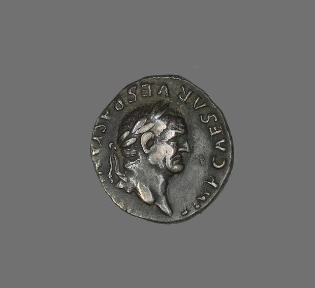 Vespasian: Silver denarius Coinage, obverse