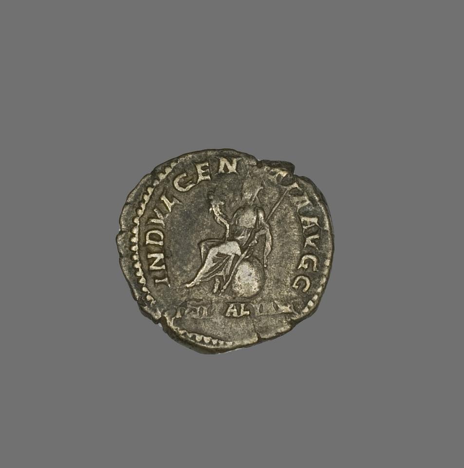 Caracalla, Silver denarius, collection photograph AIC-10036, reverse