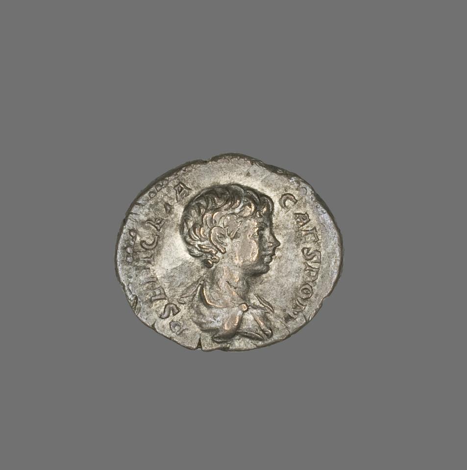 Geta, Silver denarius, collection photograph AIC-10046, obverse