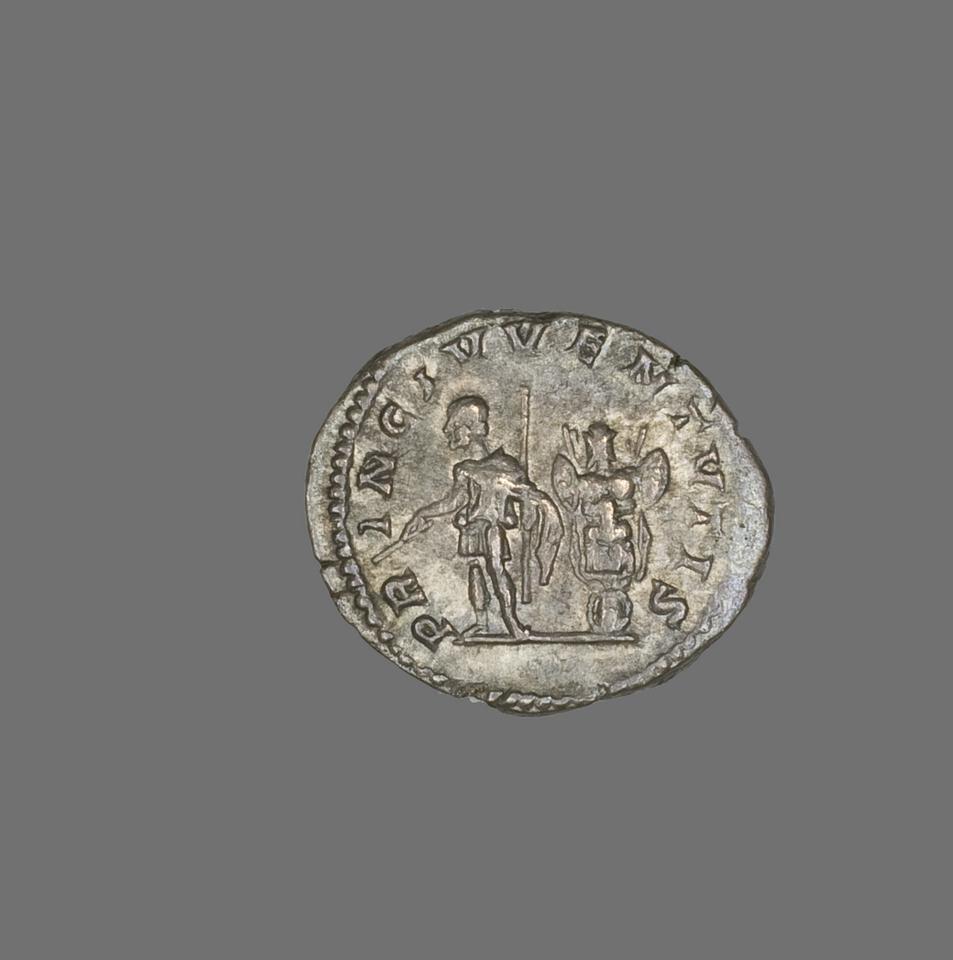 Geta, Silver denarius, collection photograph AIC-10046, reverse