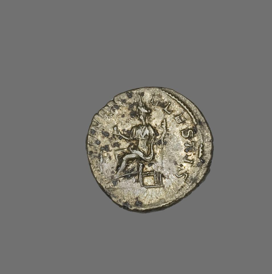 Julia Soaemias, Silver denarius, collection photograph AIC-10051, reverse