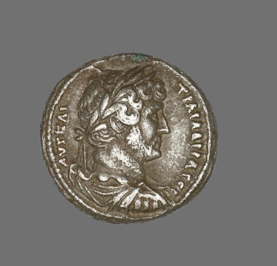 Hadrian, Billon tetradrachm, collection photograph AIC-139869, obverse