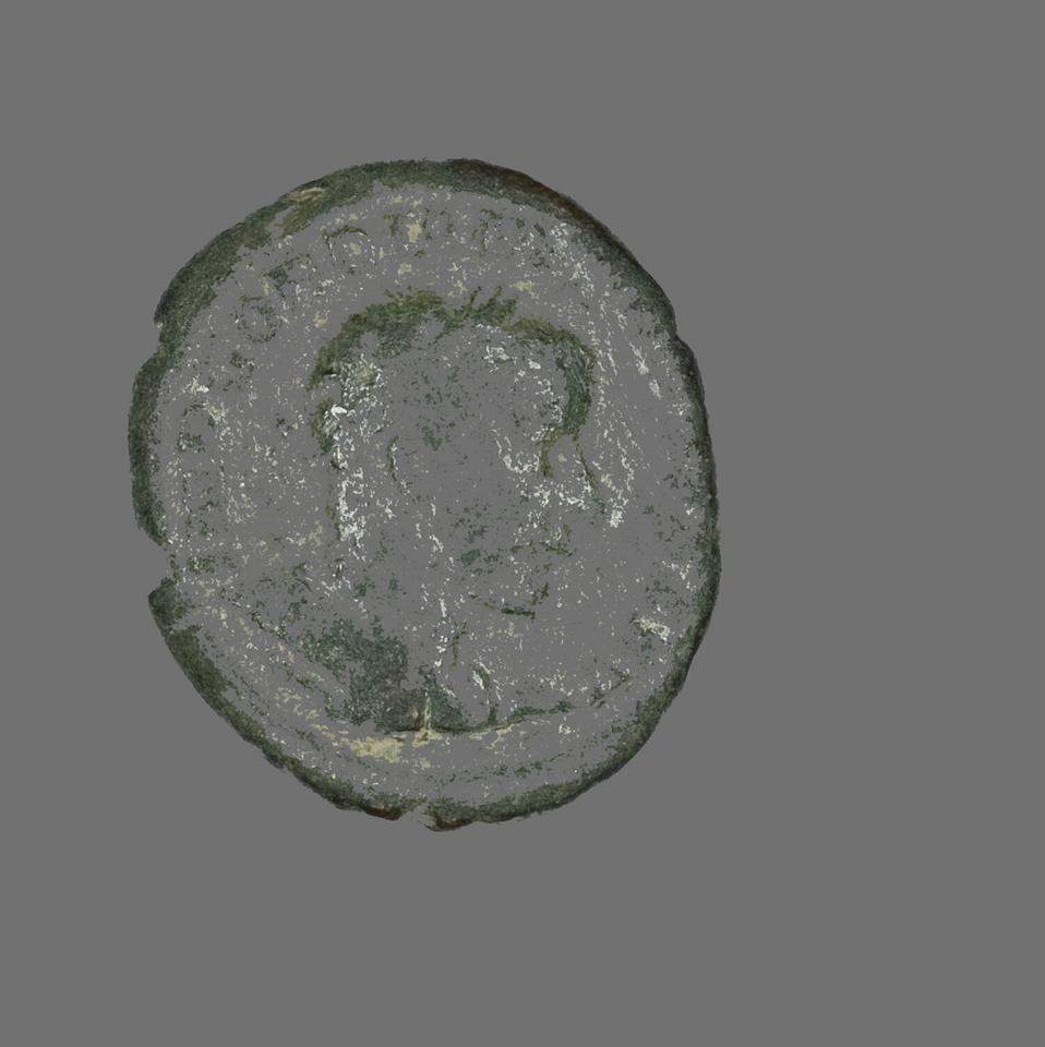 Gordian III, Bronze as, collection photograph AIC-141650, obverse