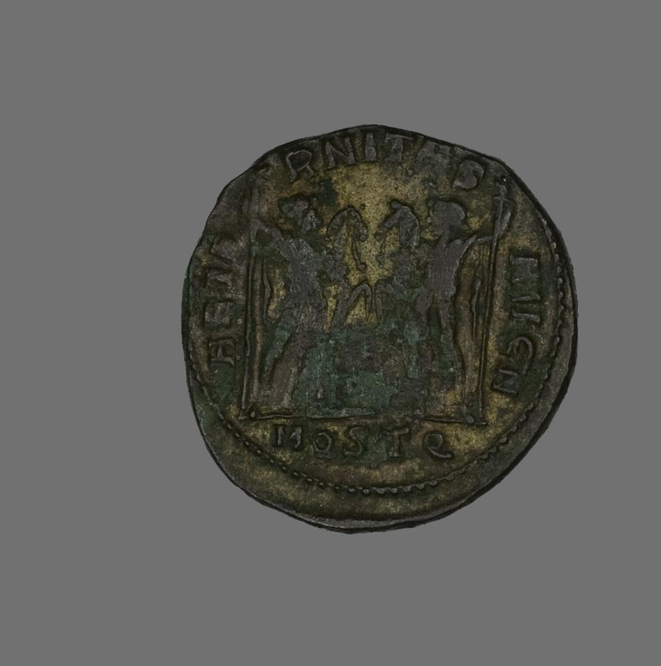 Maxentius, Bronze follis, collection photograph AIC-141675, reverse