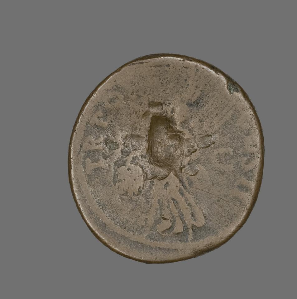 Trajan, Bronze as, collection photograph AIC-141696, reverse