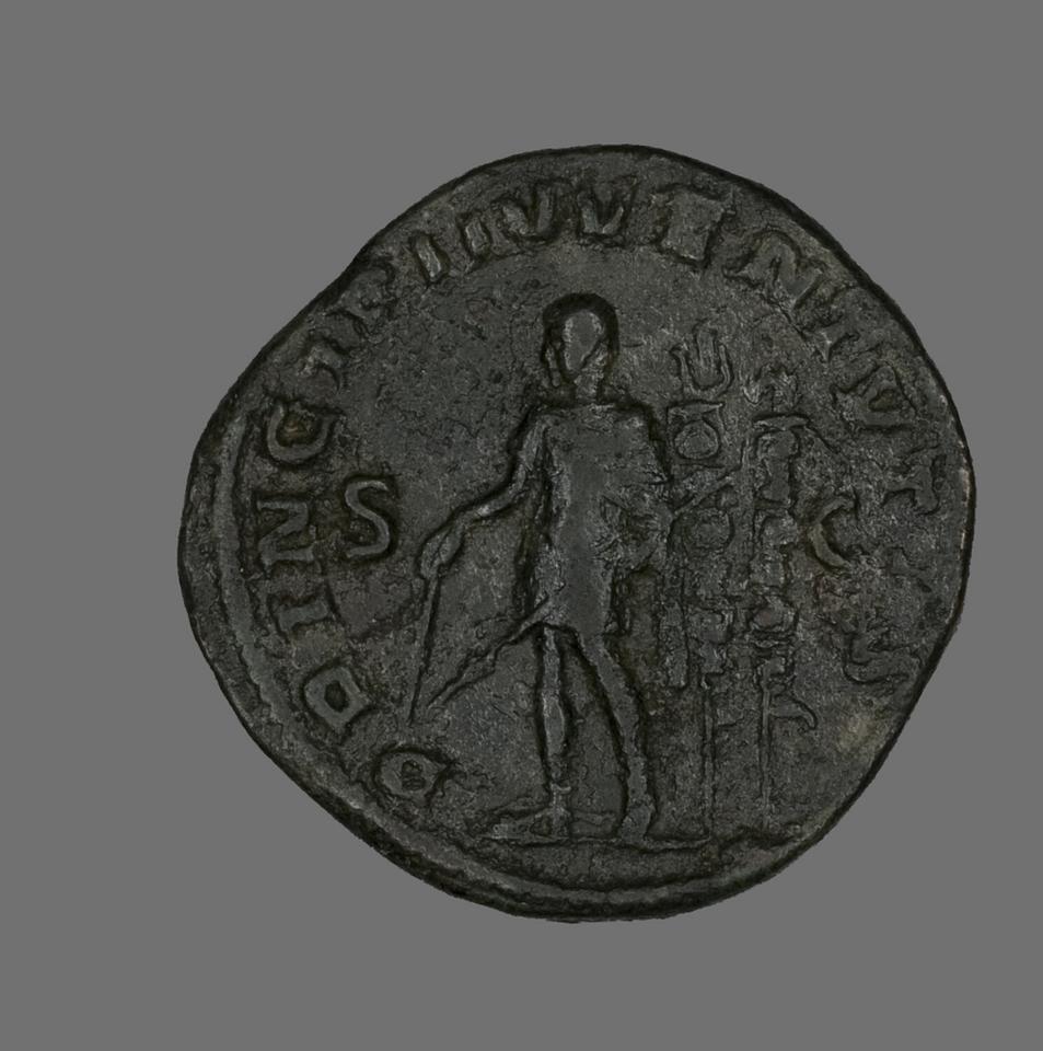 Maximus, Bronze sestertius, collection photograph AIC-141746, reverse