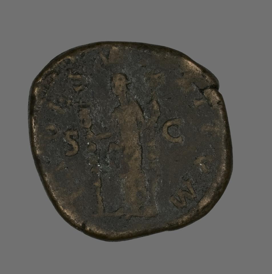 Maximinus I, Bronze sestertius, collection photograph AIC-141795, reverse