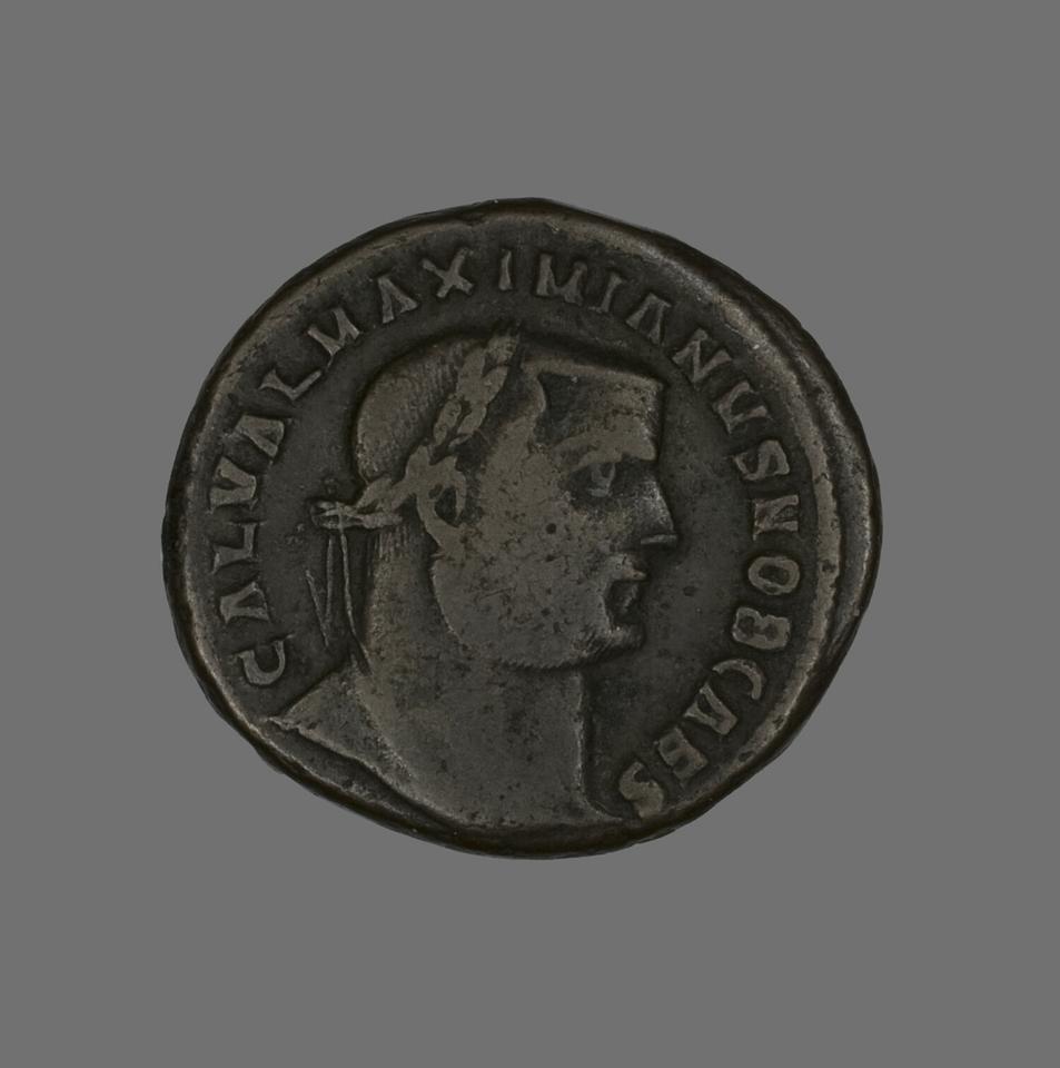 Galerius, Bronze follis, collection photograph AIC-141815, obverse