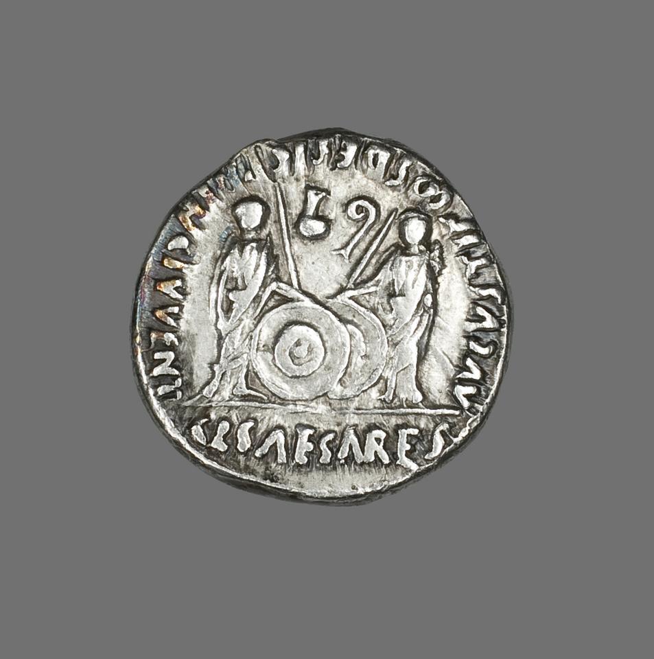 Augustus, Silver denarius, collection photograph AIC-141819, reverse