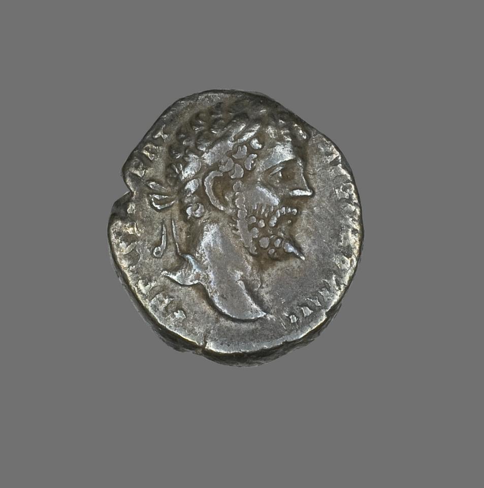 Septimius Severus, Silver denarius, collection photograph AIC-141840, obverse