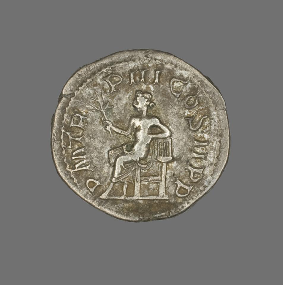 Gordian III, Silver denarius, collection photograph AIC-141850, reverse