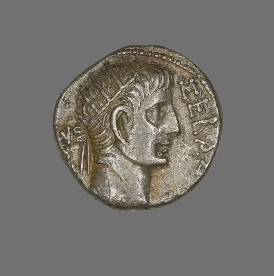 Tiberius, Billon tetradrachm, collection photograph AIC-142244, reverse