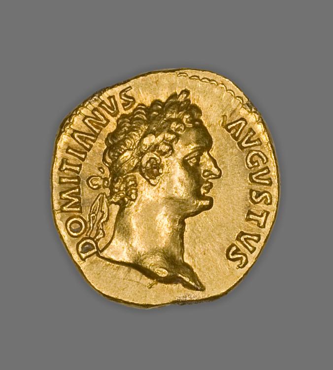 Domitian, Gold aureus, collection photograph AIC-5627, obverse