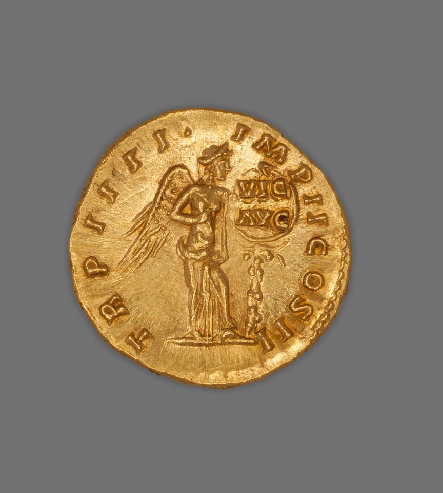 Lucius Verus, Gold aureus, collection photograph AIC-5650, reverse