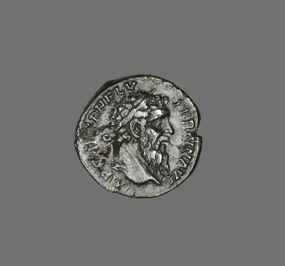 Pertinax, Silver denarius, collection photograph AIC-5656, obverse