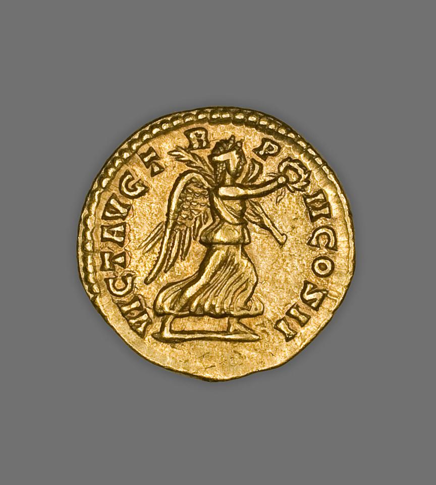 Septimius Severus, Gold aureus, collection photograph AIC-5660, reverse