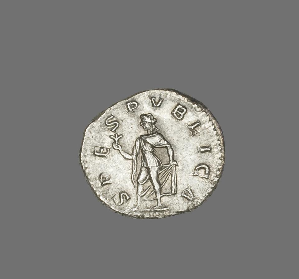 Diadumenian, Silver denarius, collection photograph AIC-5692, reverse