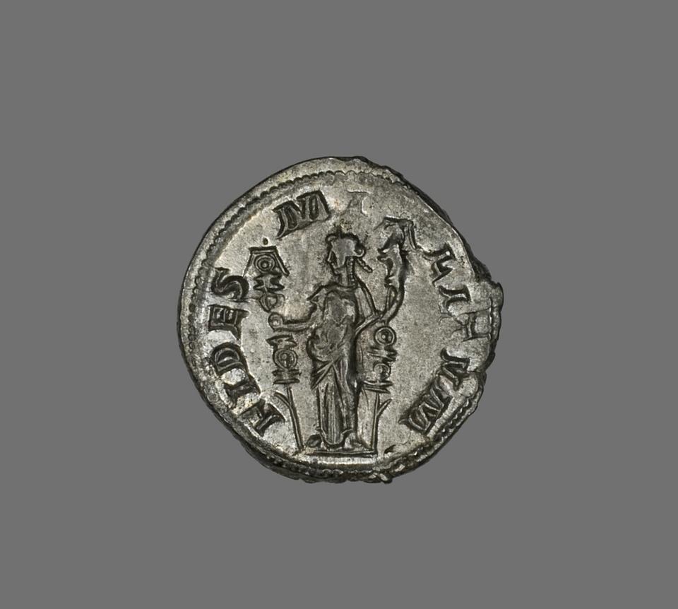 Maximinus I, Silver denarius, collection photograph AIC-5697, reverse