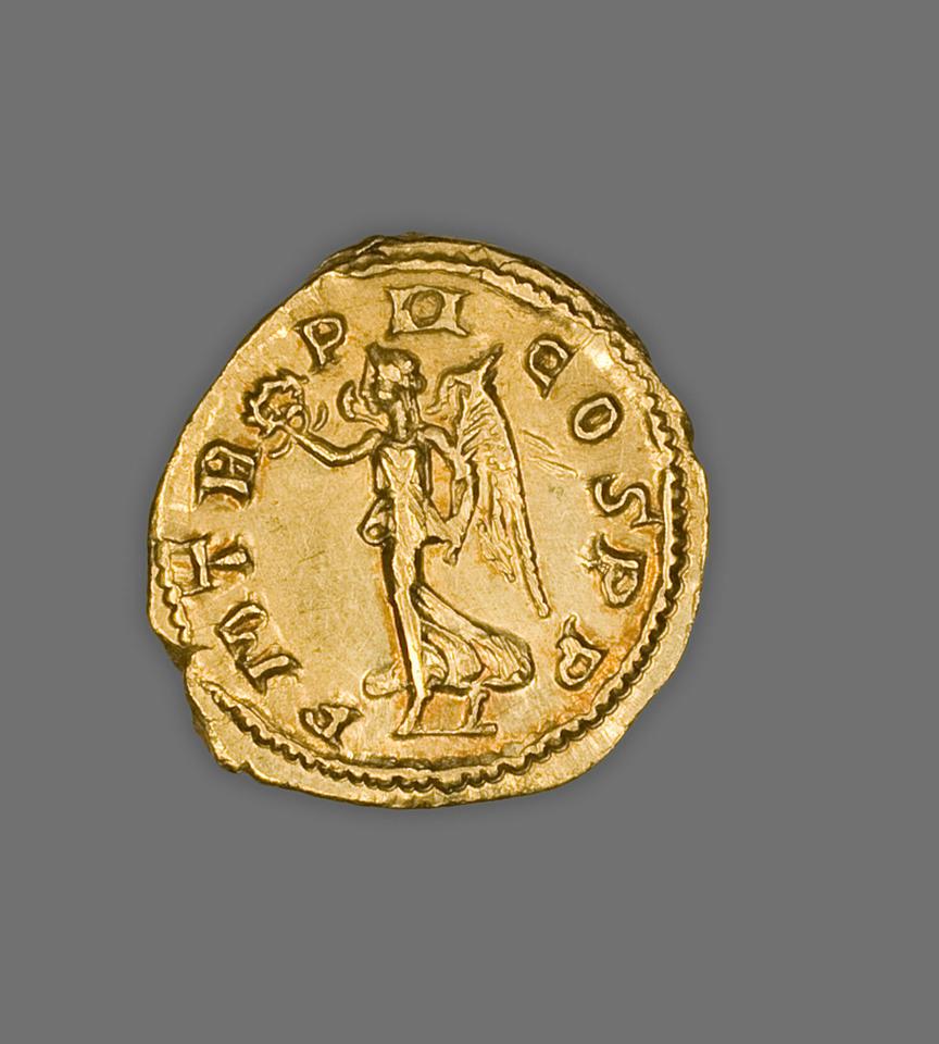 Gordian III, Gold aureus, collection photograph AIC-5704, reverse