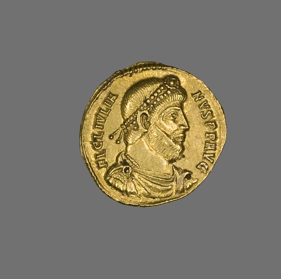 Julian II, Gold solidus, collection photograph AIC-5717, obverse