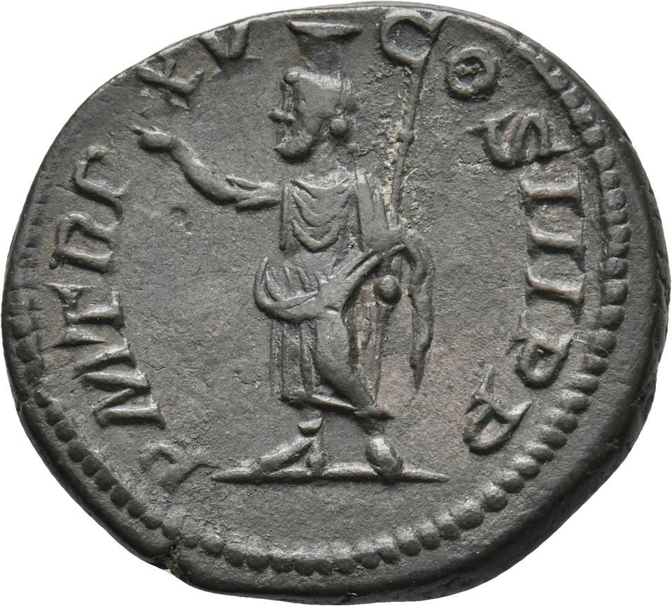 Caracalla, silver denarius, collection photograph Koeln-ID872, reverse