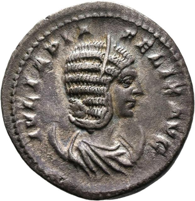 Julia Domna Silver Antoninianus, RIC IV Caracalla 379A, obverse