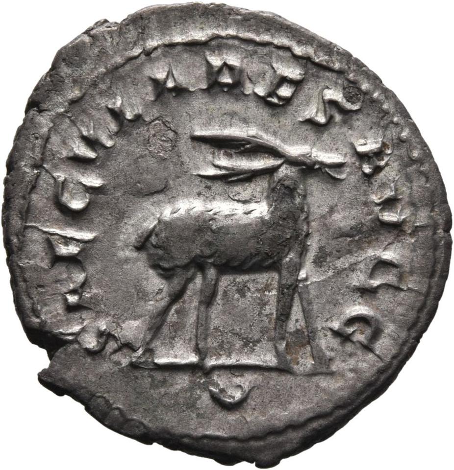 Philip the Arab, silver antoninianus, collection photograph Mainz-ID701, reverse