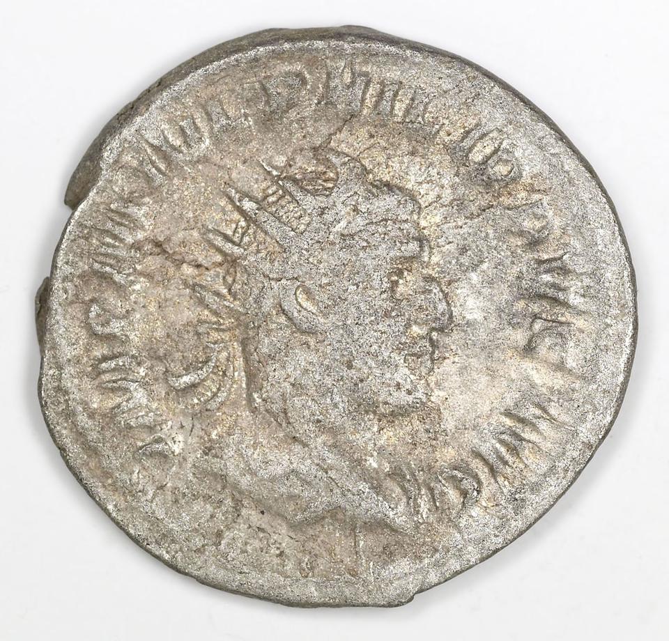 Philip the Arab, silver antoninianus, collection photograph IATH-1991.17.32, obverse