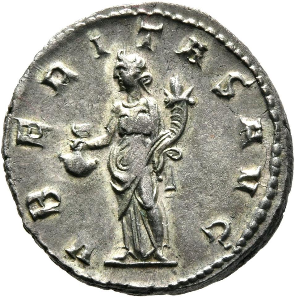 Trajan Decius, silver antoninianus, collection photograph Mainz-ID711, reverse