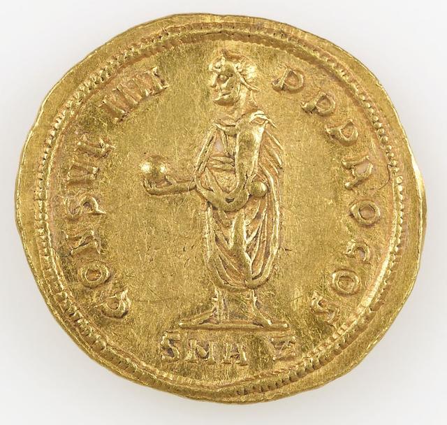 Maximian Gold Aureus RIC VI Antioch 3, reverse