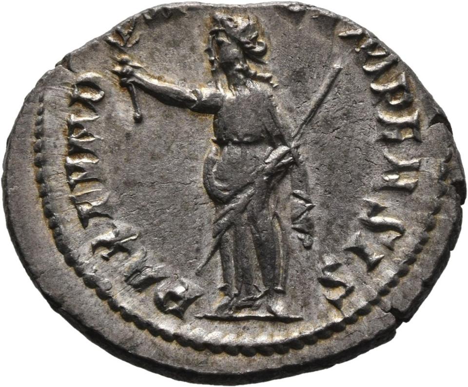 Philip the Arab, silver antoninianus, collection photograph Mainz-ID699, reverse