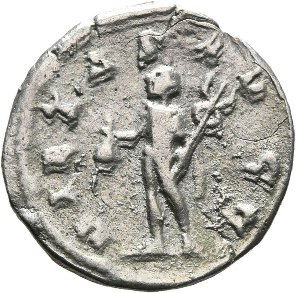 Trajan Decius, silver antoninianus, collection photograph Mainz-ID149, reverse