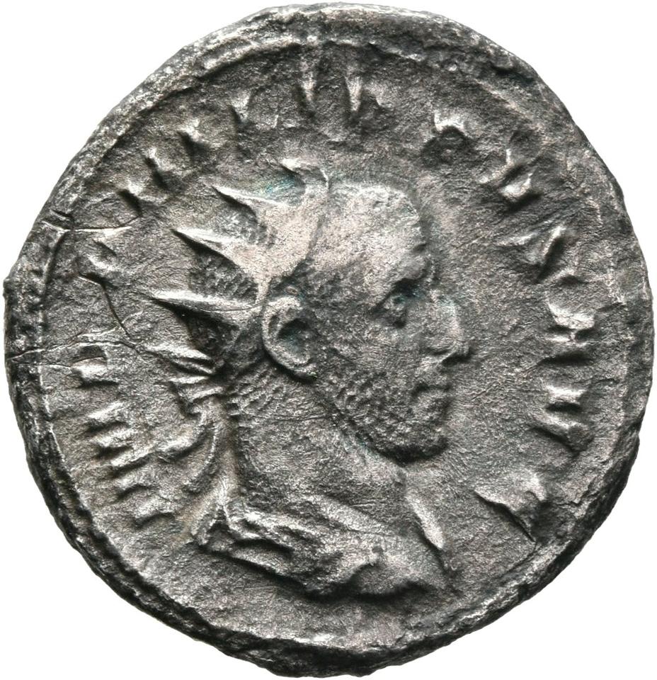 Philip the Arab, silver antoninianus, collection photograph Mainz-ID114, obverse