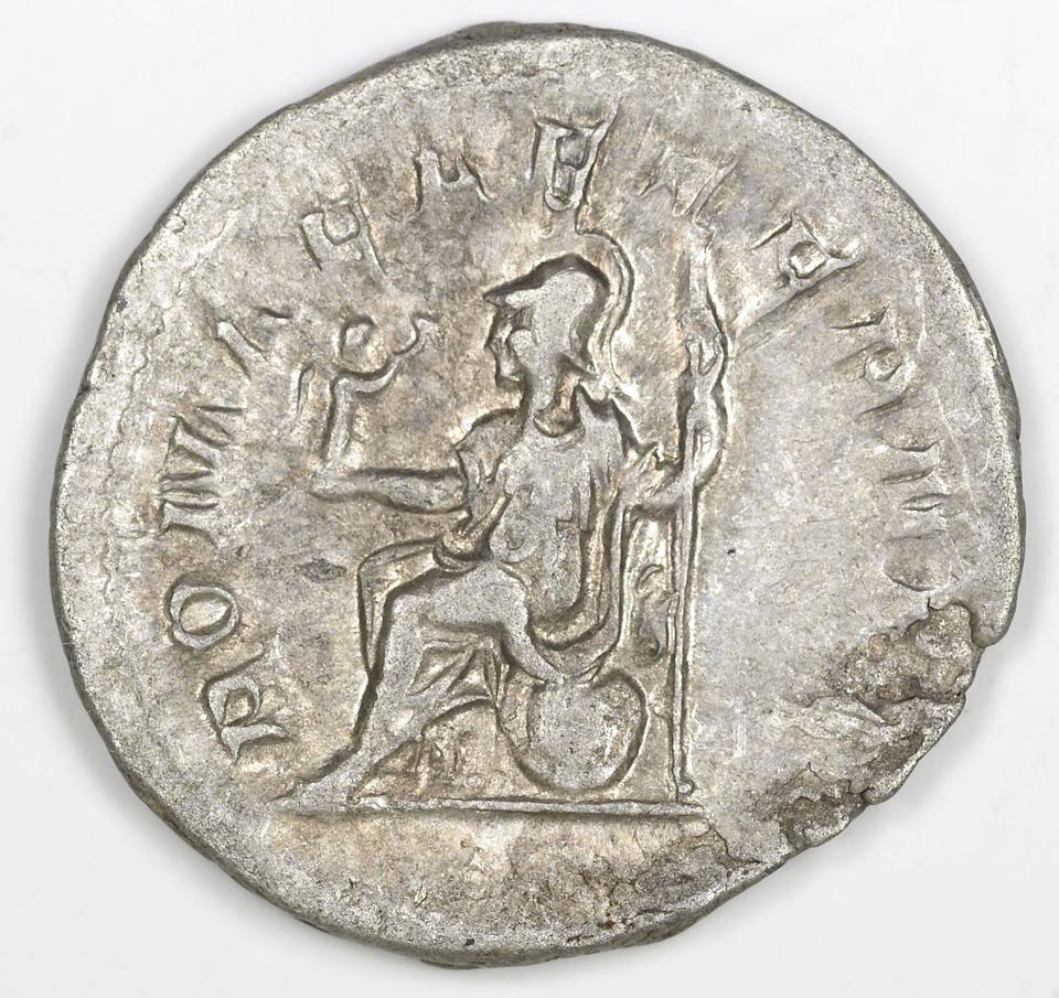 Philip the Arab, silver antoninianus, collection photograph IATH-1991.17.30, reverse