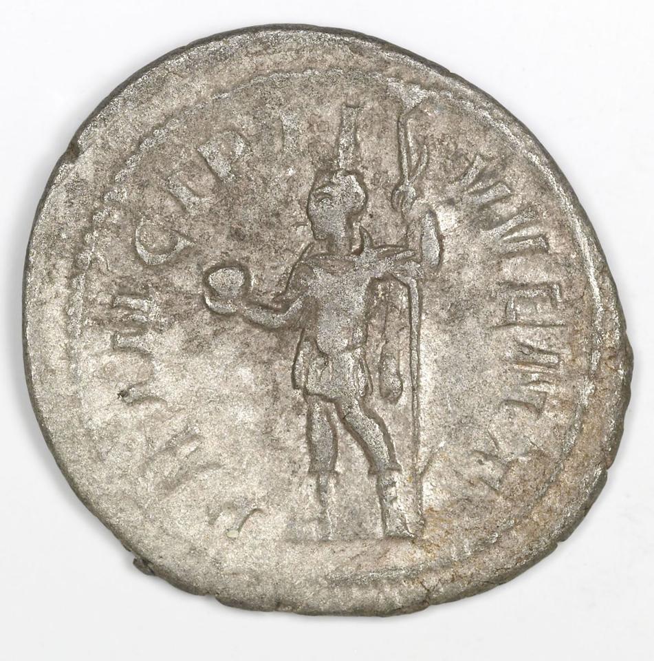 Philip the Arab, silver antoninianus, collection photograph IATH-1991.17.36, reverse