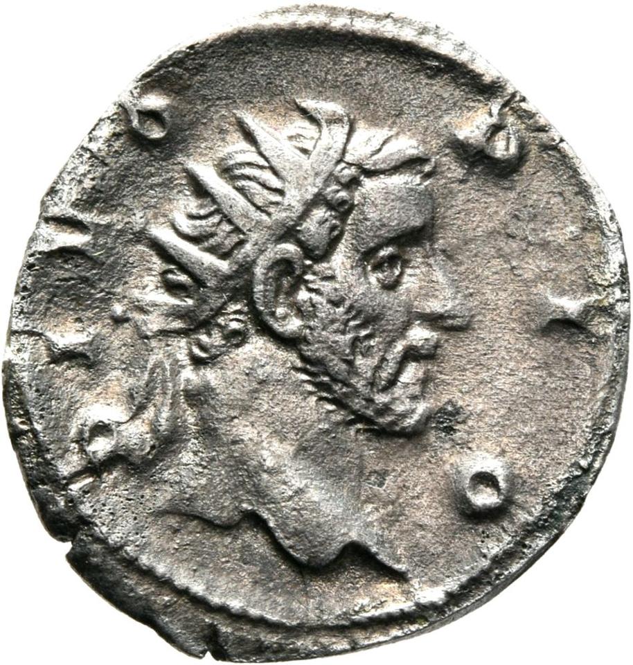Trajan Decius, silver antoninianus, collection photograph Mainz-ID715, obverse
