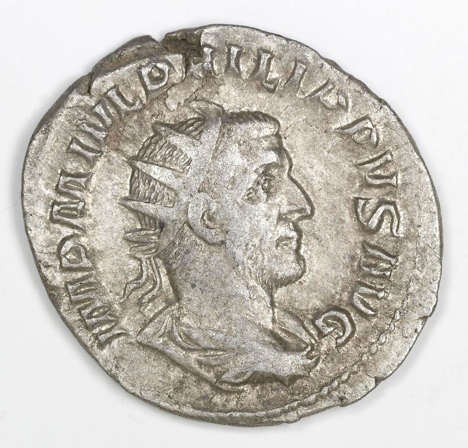 Philip the Arab, silver antoninianus, collection photograph IATH-1991.17.31, obverse