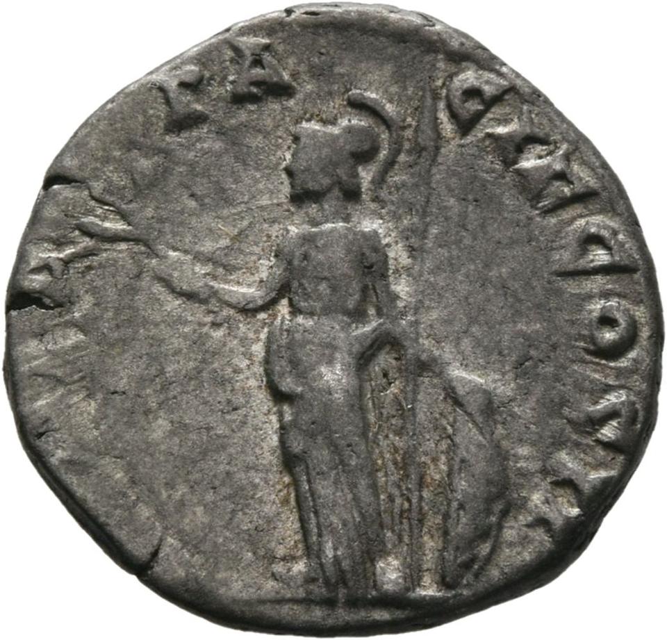 Clodius Albinus, silver denarius, collection photograph Mainz-ID412, reverse