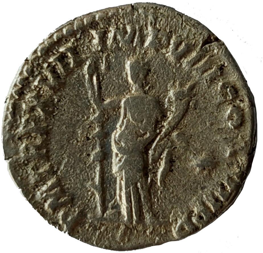 Commodus, silver denarius, collection photograph Herzog-ID2742, reverse