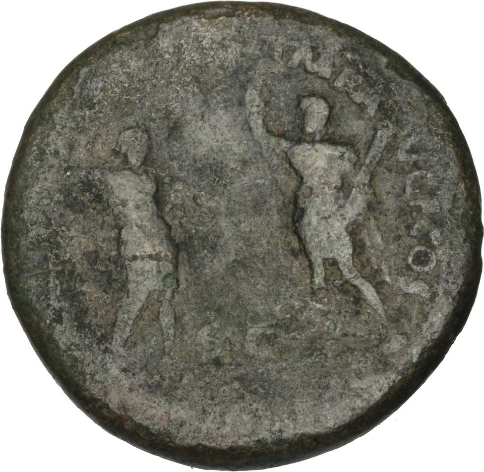 Vespasian, Bronze sestertius, collection photograph Herzog-ID40, reverse