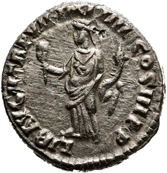 Commodus, silver denarius, collection photograph Hamburg-ID807, reverse