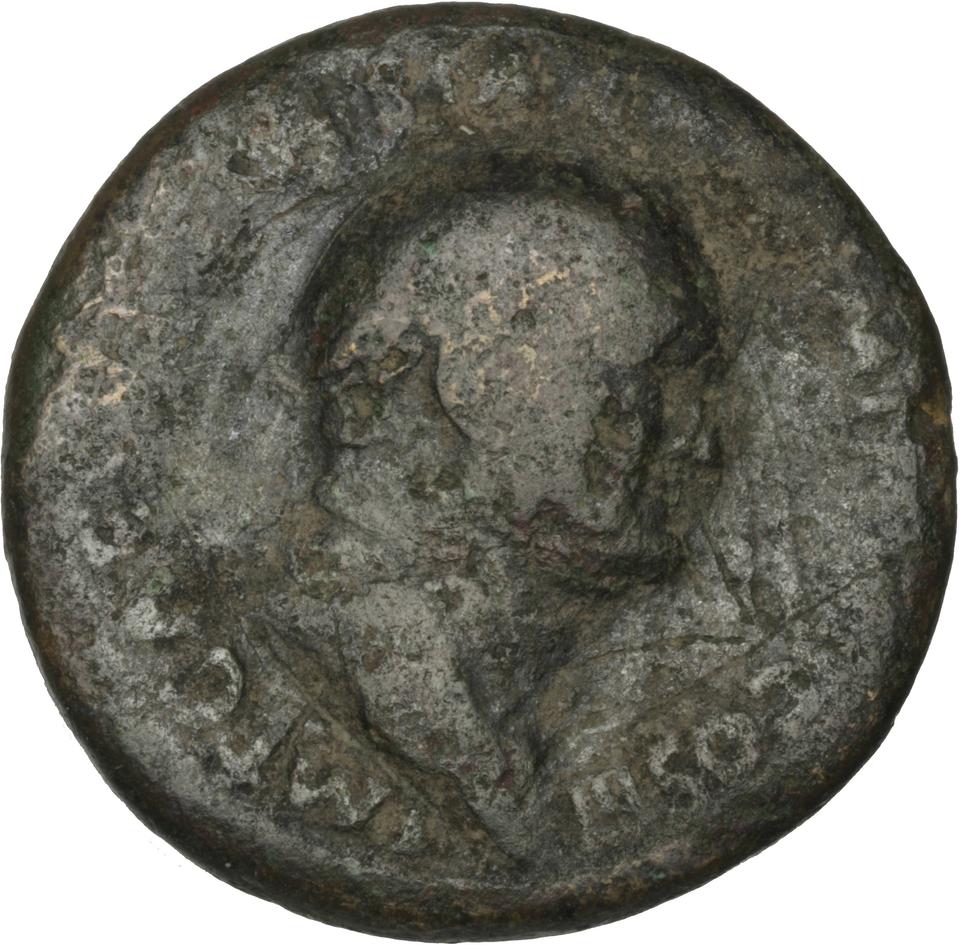Vespasian, Bronze sestertius, collection photograph Herzog-ID40, obverse