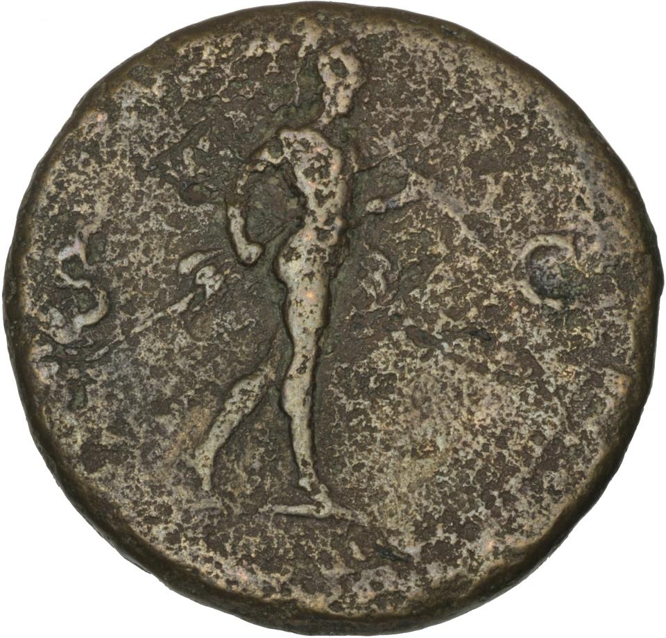 Vespasian, Bronze sestertius, collection photograph Herzog-ID44, reverse