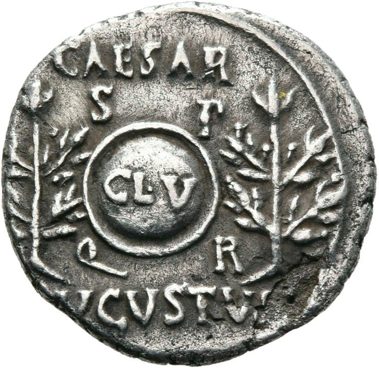 Augustus, Silver denarius, collection photograph Mainz-ID440, reverse