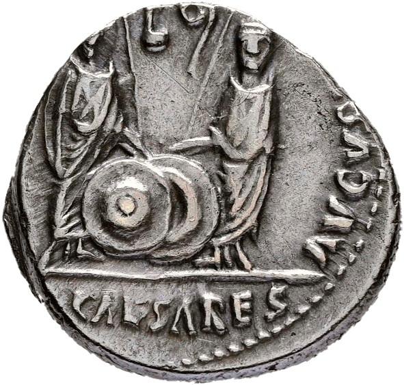 Augustus, Silver denarius, collection photograph Hamburg-ID397, reverse