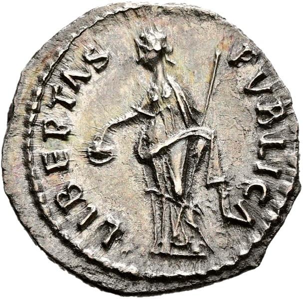 Nerva, Silver denarius, collection photograph Hamburg-ID536, reverse