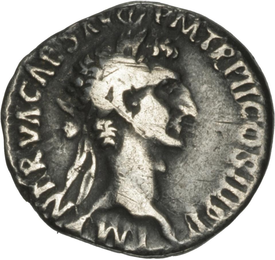 Nerva, Silver denarius, collection photograph Herzog-ID46, obverse