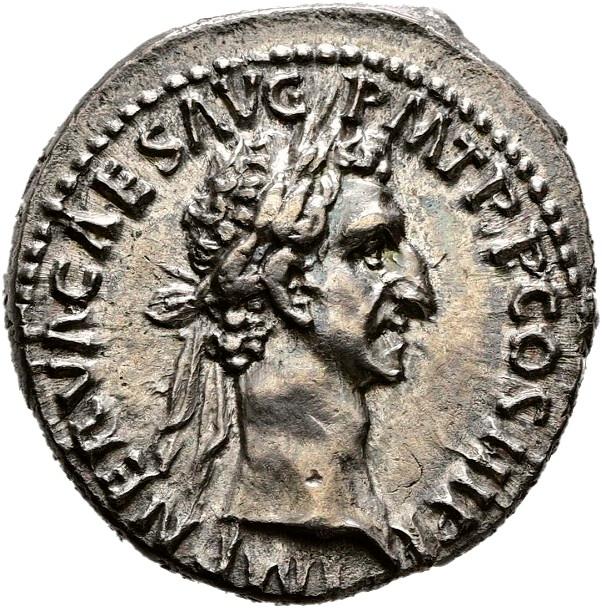Nerva, Silver denarius, collection photograph Hamburg-ID536, obverse