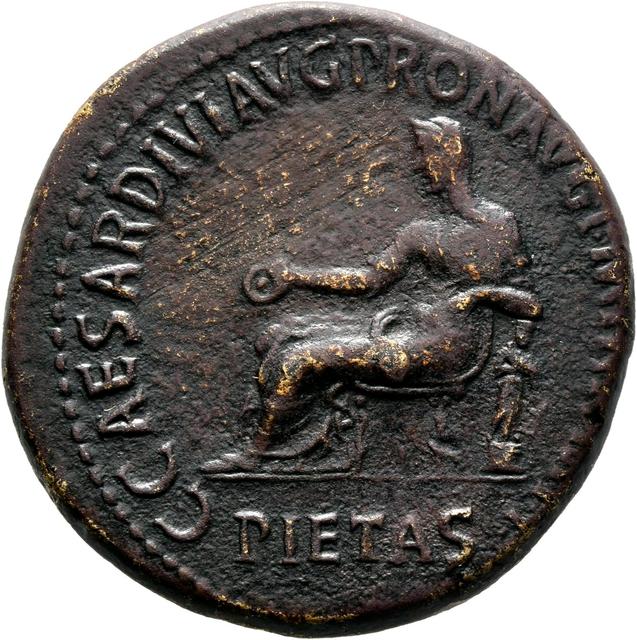 Caligula Sestertius, RIC I (second edition) Gaius/Caligula 44, obverse