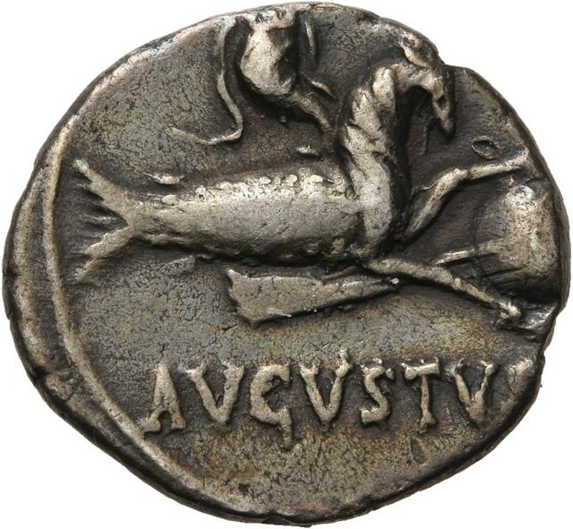 Augustus Silver Denarius, RIC I (second edition) Augustus 126, reverse
